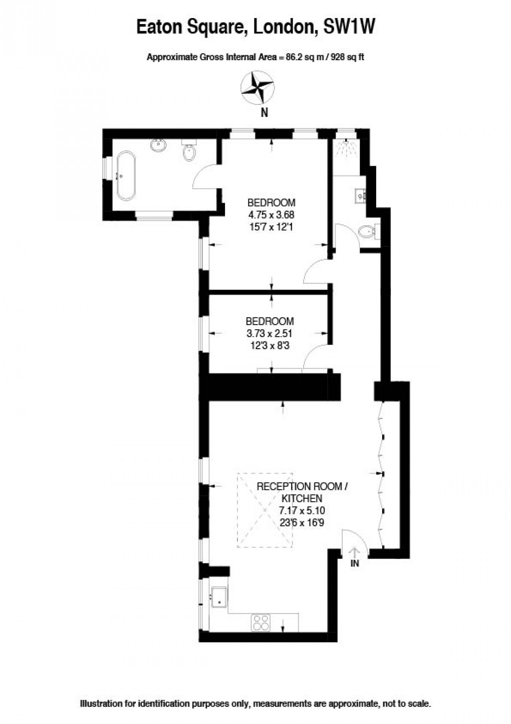 Floorplan for Belgravia, London