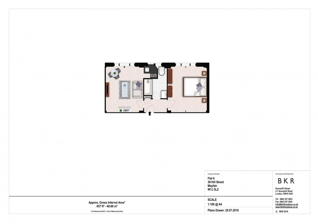 Floorplan for Mayfair, London