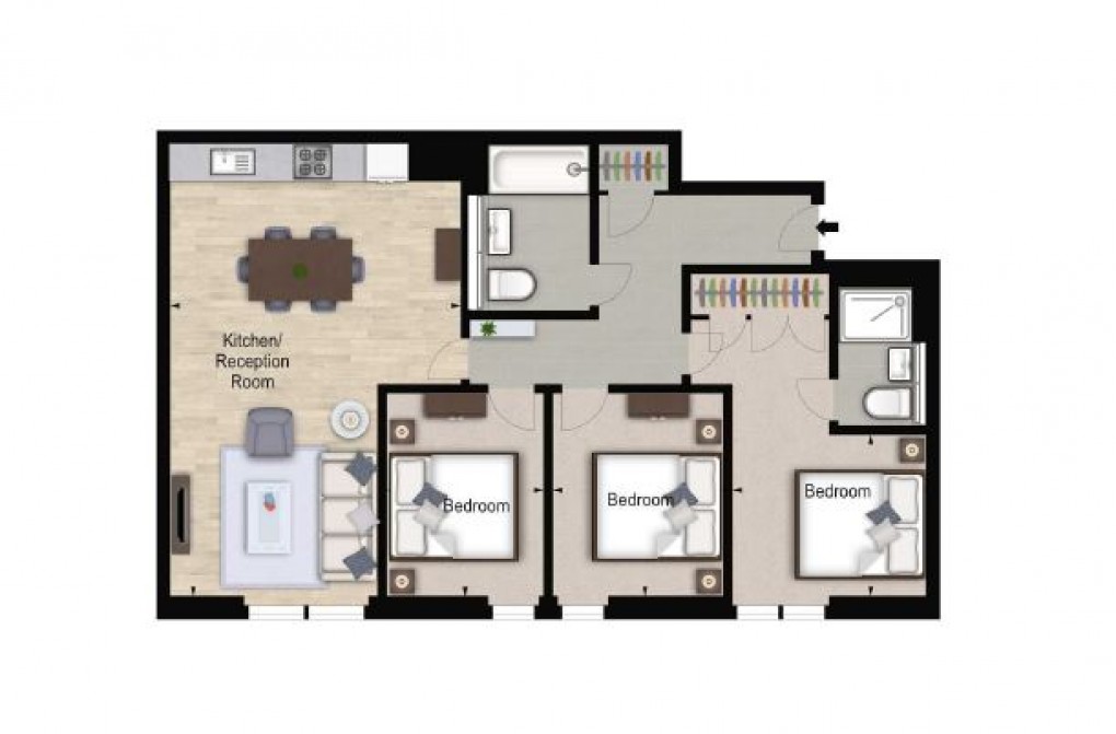 Floorplan for Paddington and Bayswater, London
