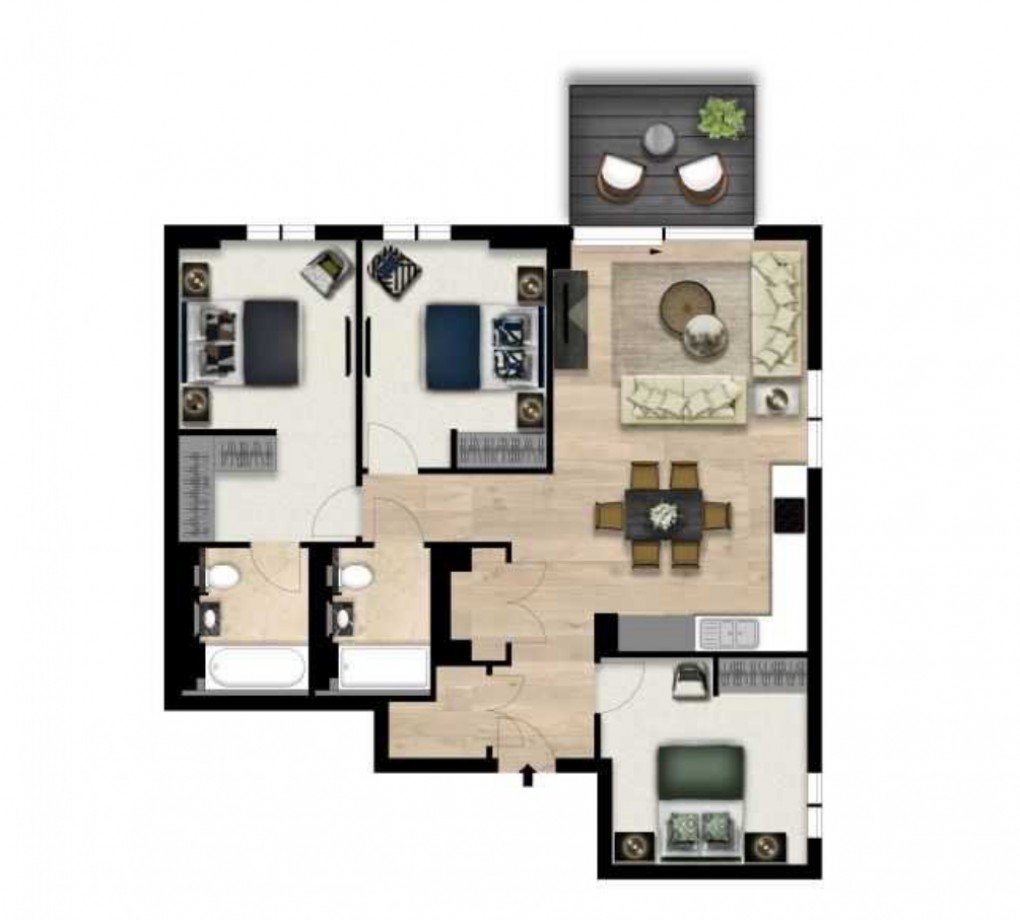 Floorplan for Paddington and Bayswater, London