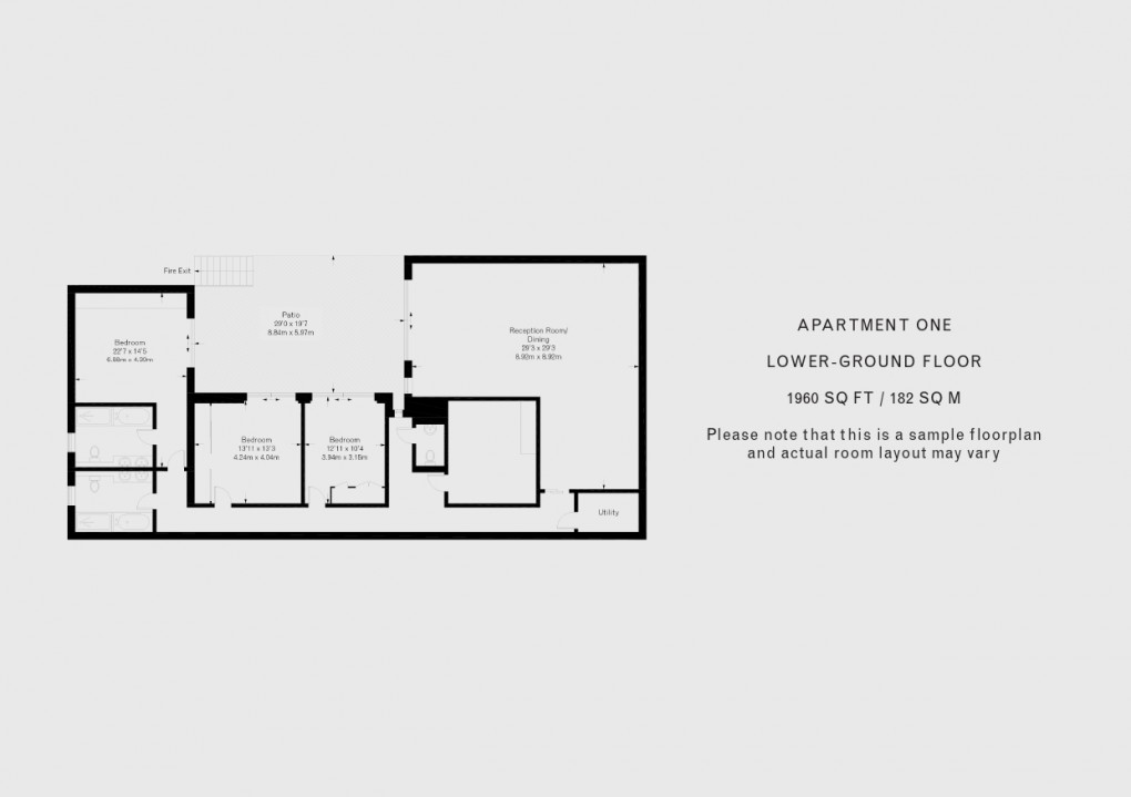 Floorplan for Marylebone, London