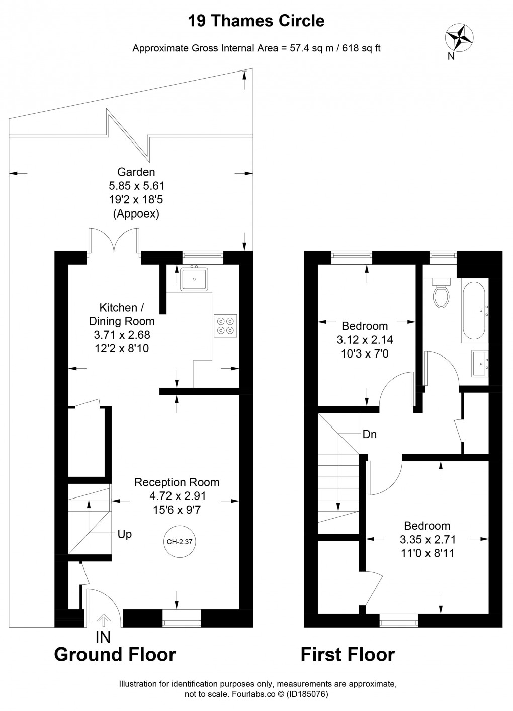 Floorplan for West Ferry Road, Isle of Dogs, London