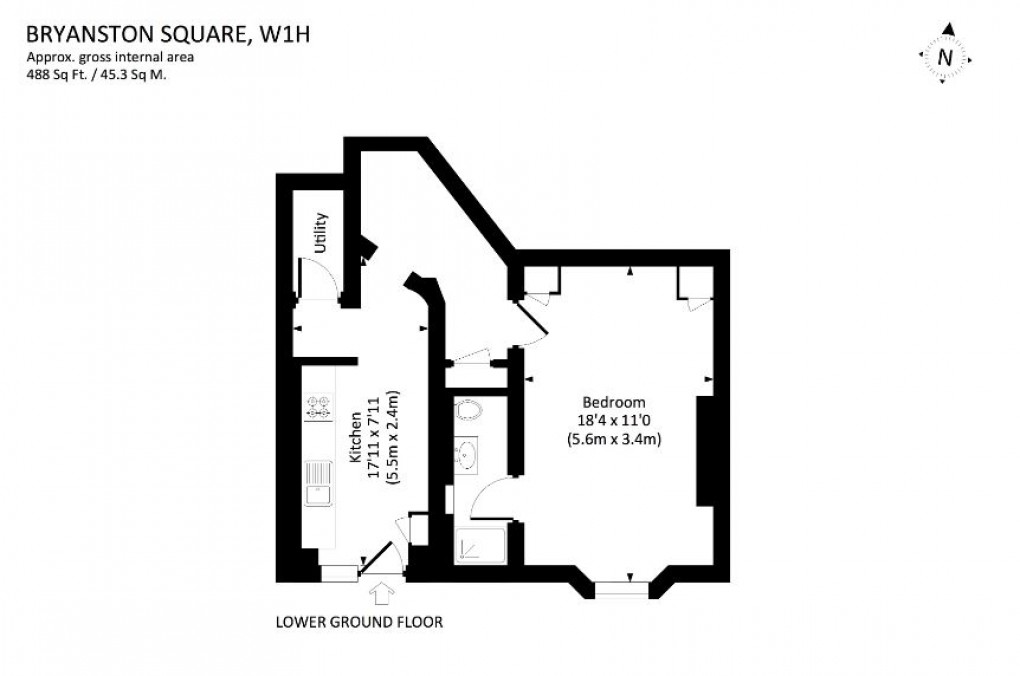 Floorplan for Marylebone, London