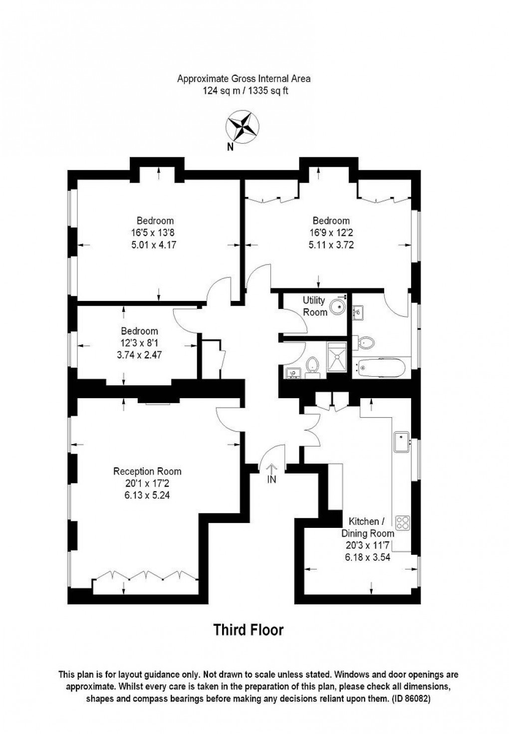 Floorplan for Marylebone, London