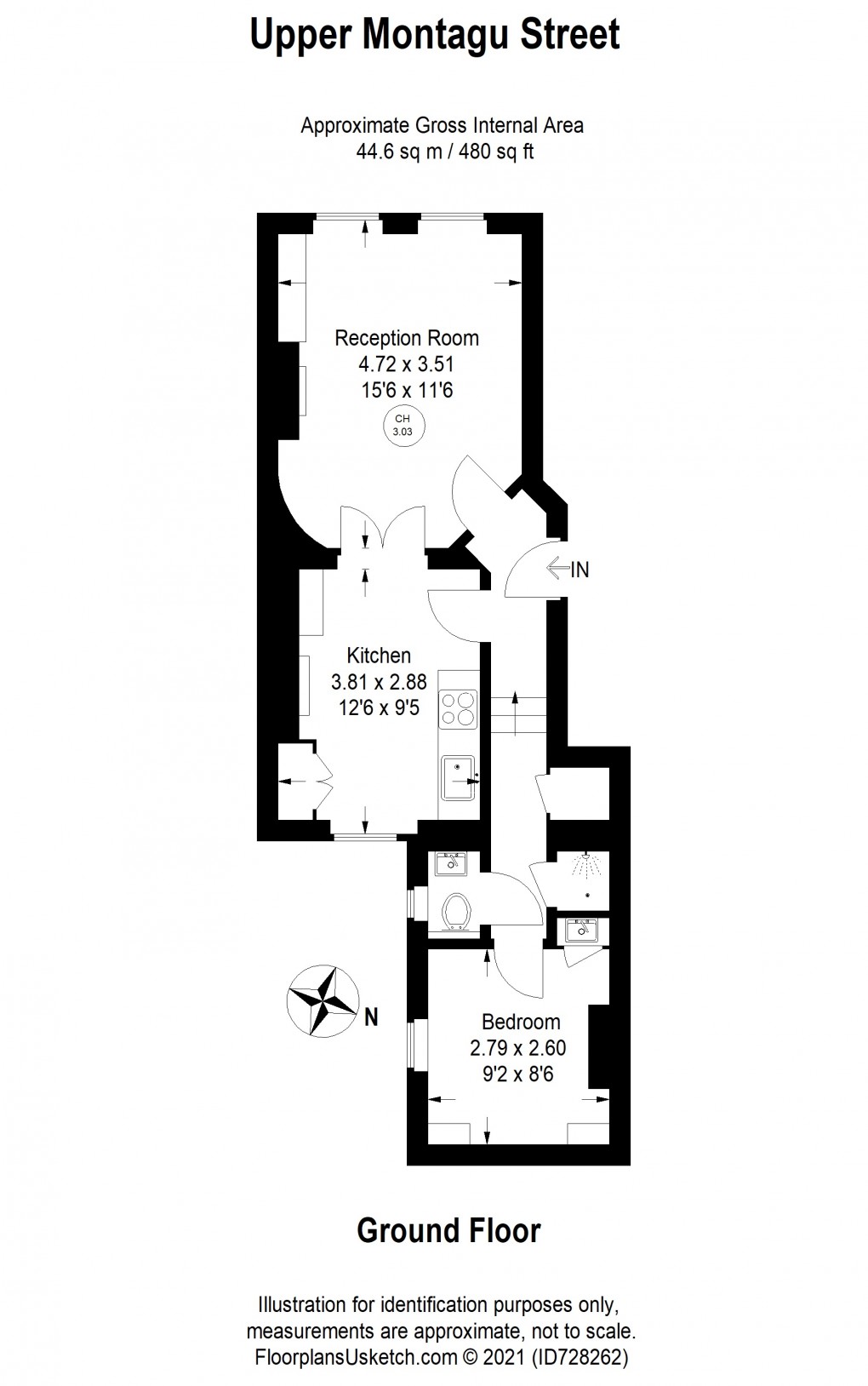 Floorplan for Marylebone, London