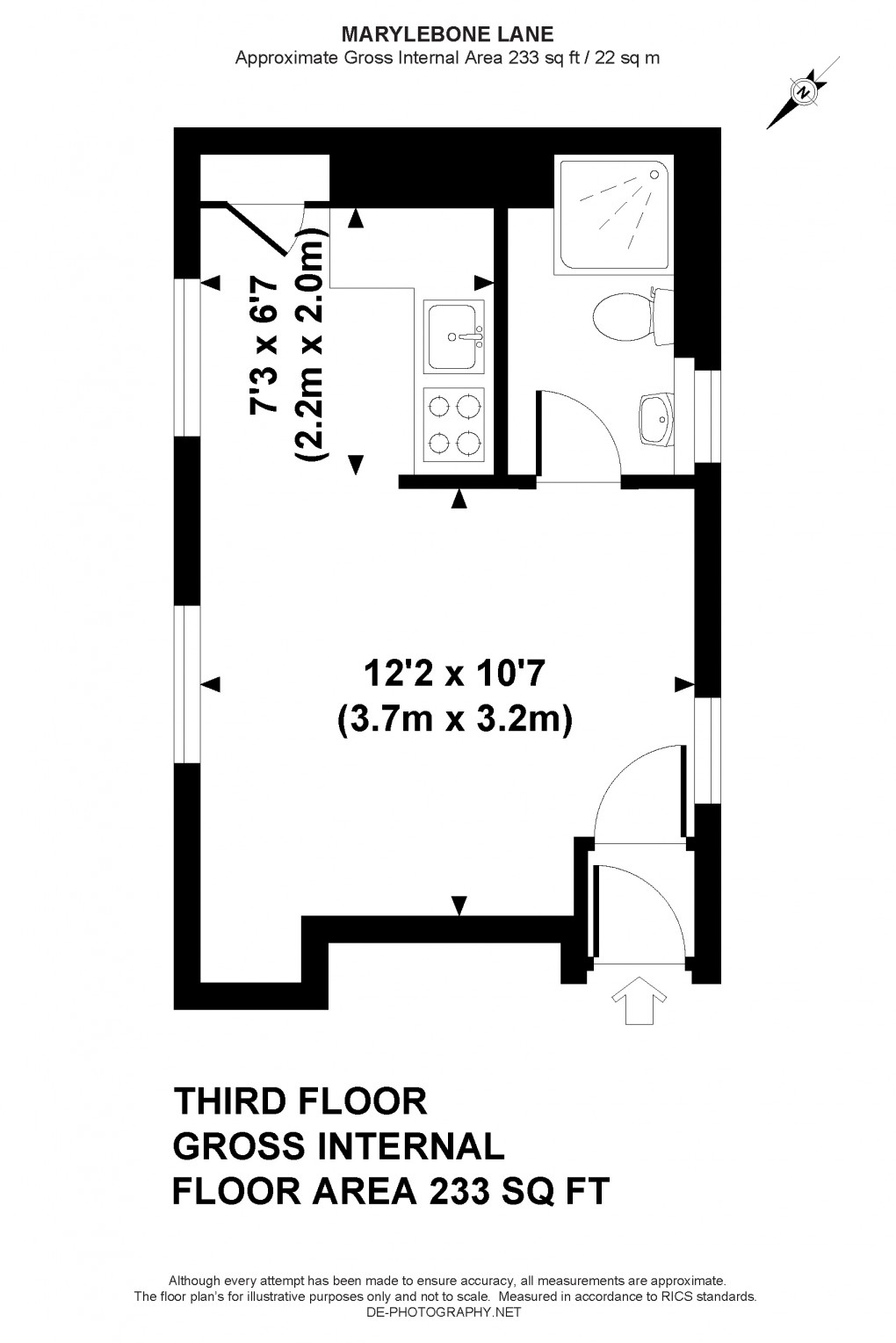 Floorplan for Marylebone, London