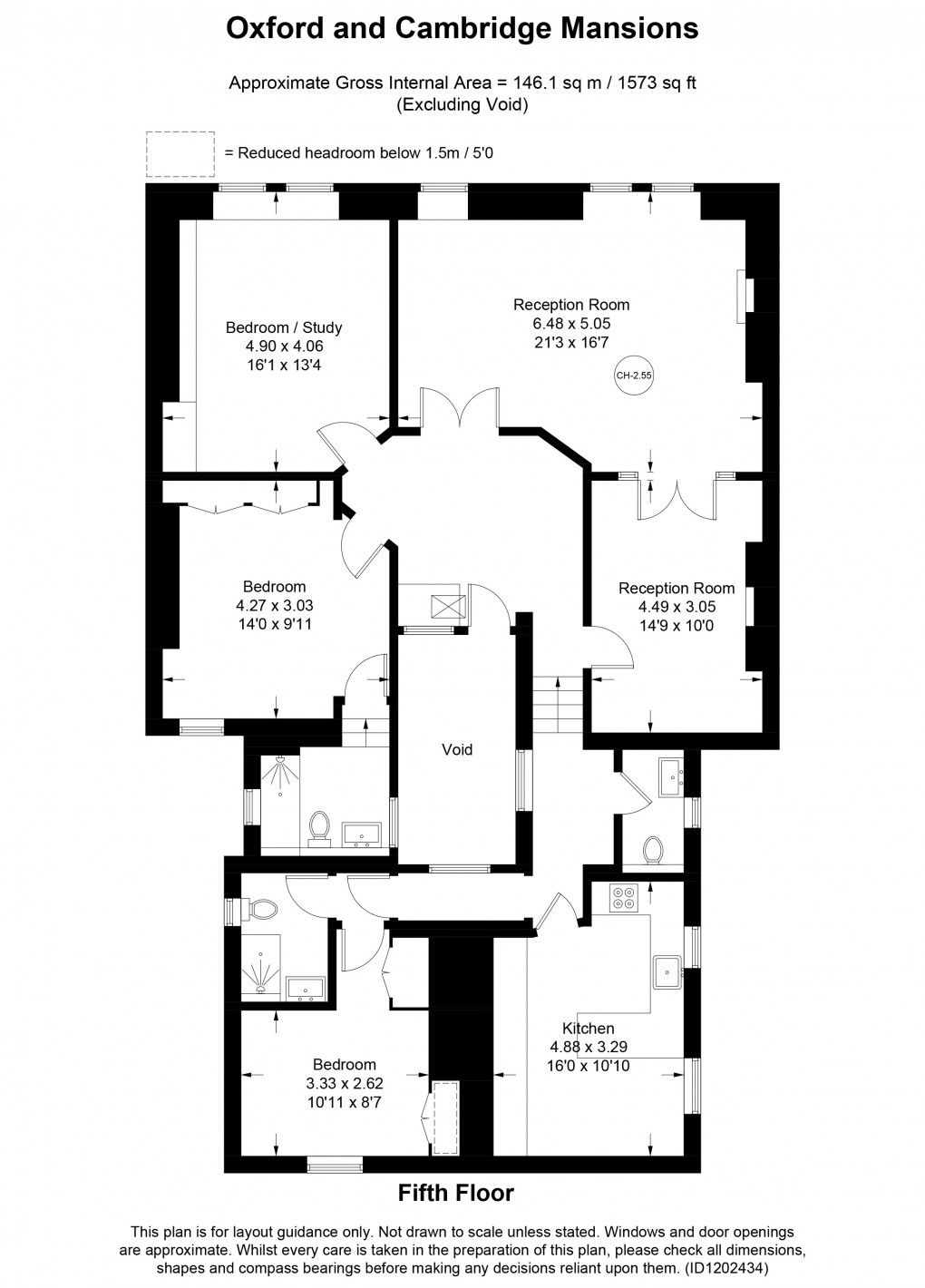 Floorplan for Old Marylebone Road, Marylebone, London
