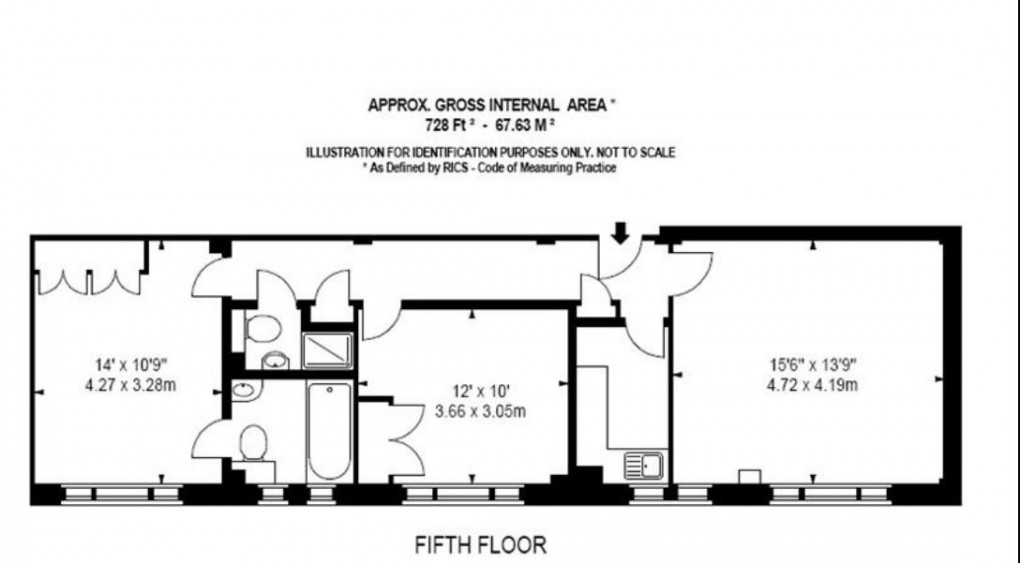 Floorplan for Hill Street, London