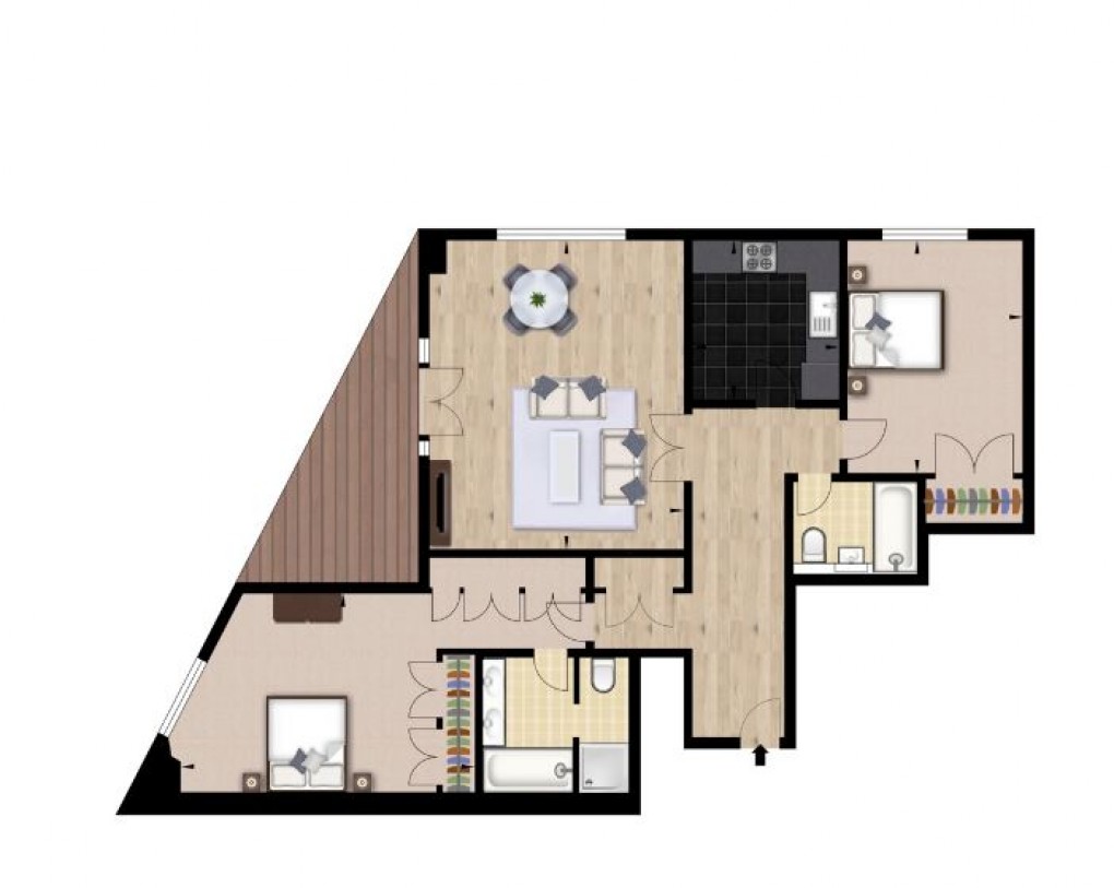 Floorplan for Westferry Circus, London