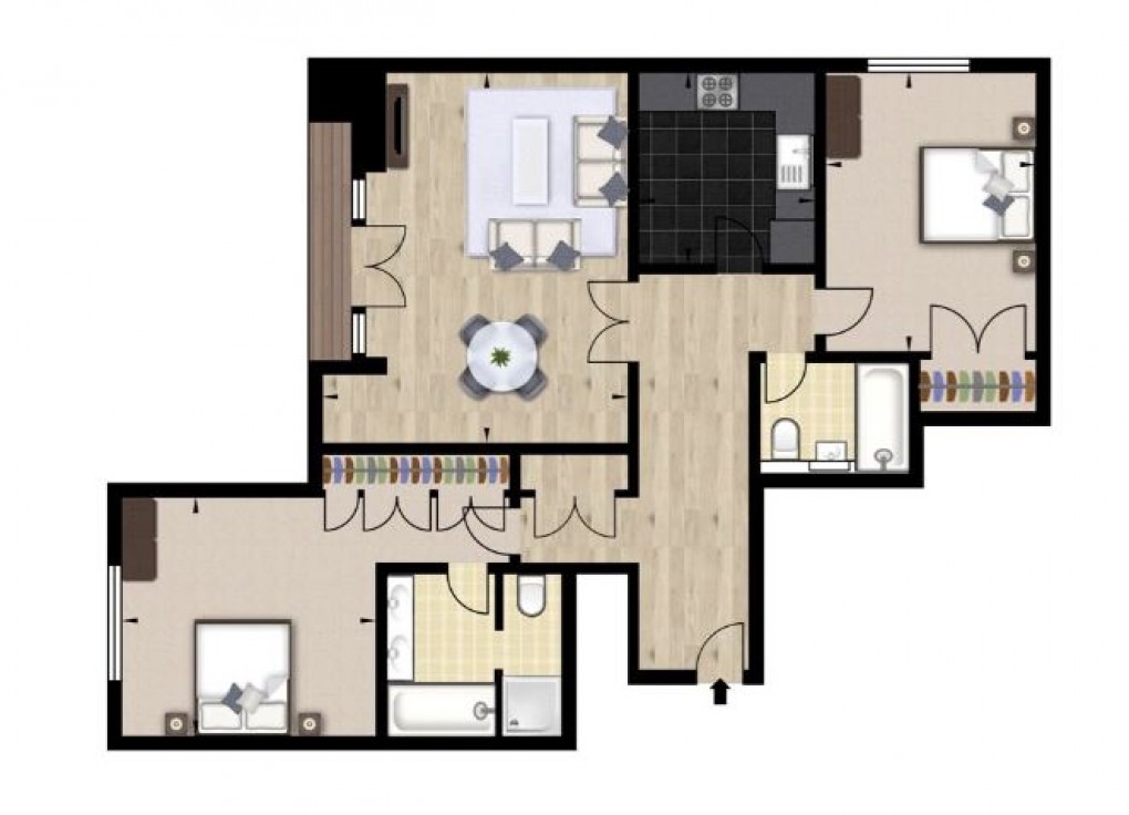 Floorplan for Westferry Circus, London