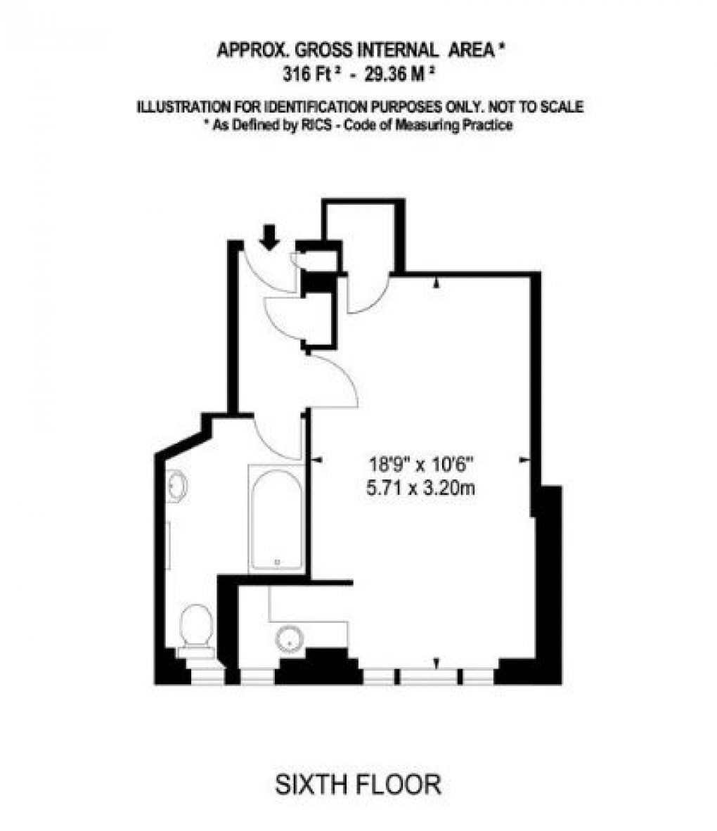 Floorplan for Hill Street, London
