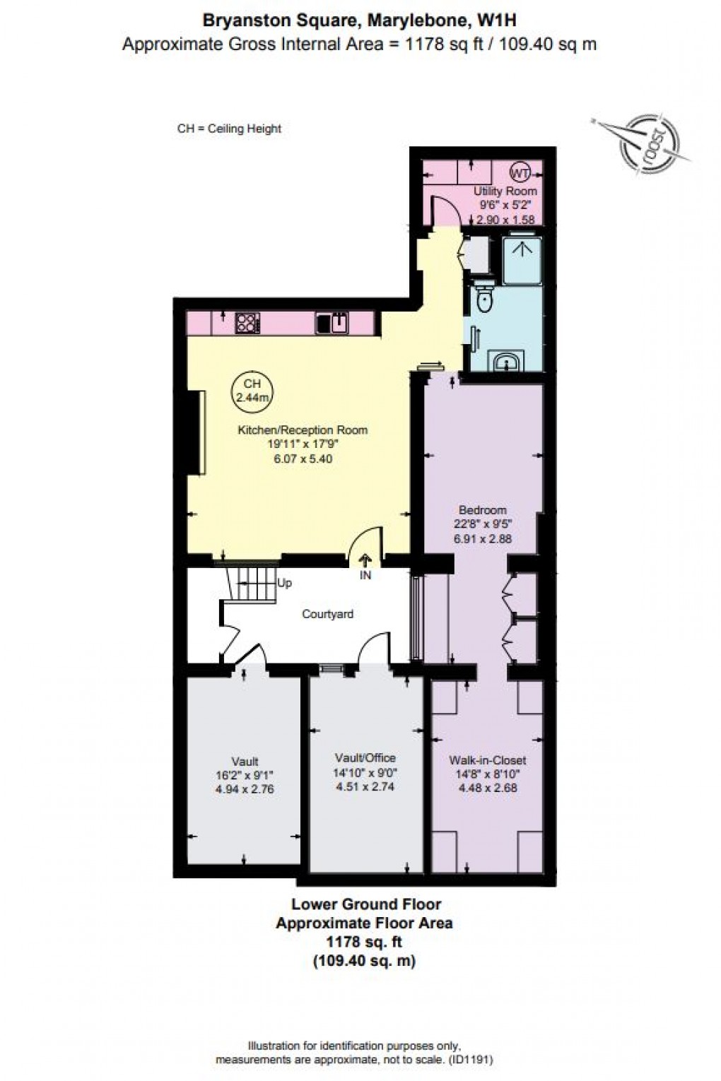 Floorplan for Marylebone, London
