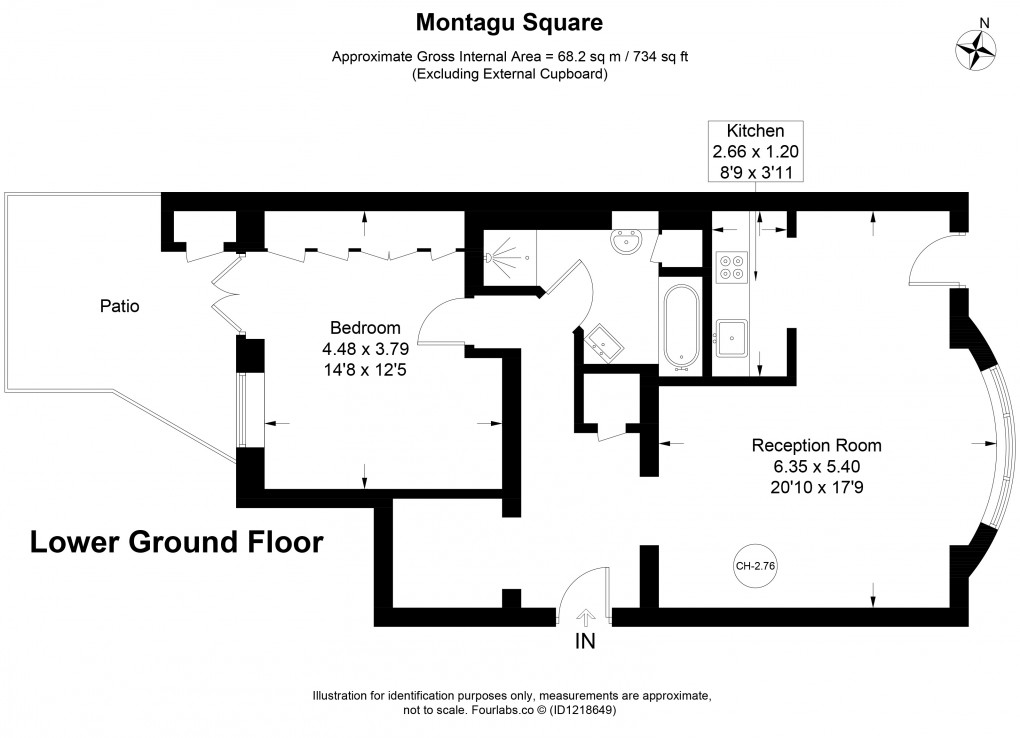 Floorplan for Marylebone, London