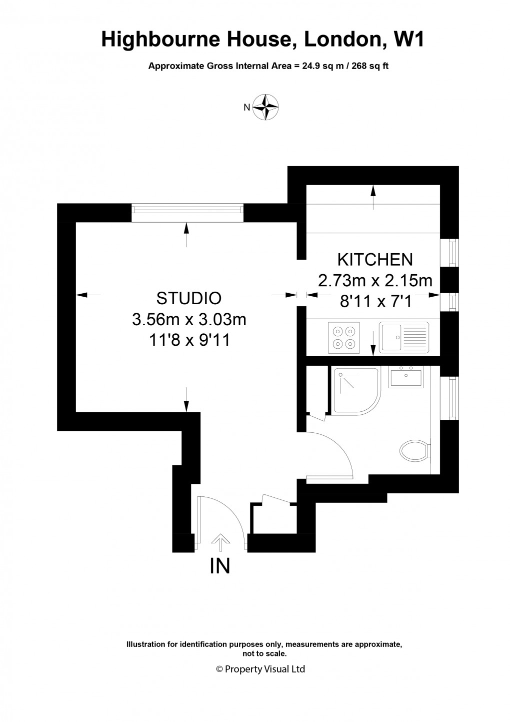 Floorplan for Marylebone, London