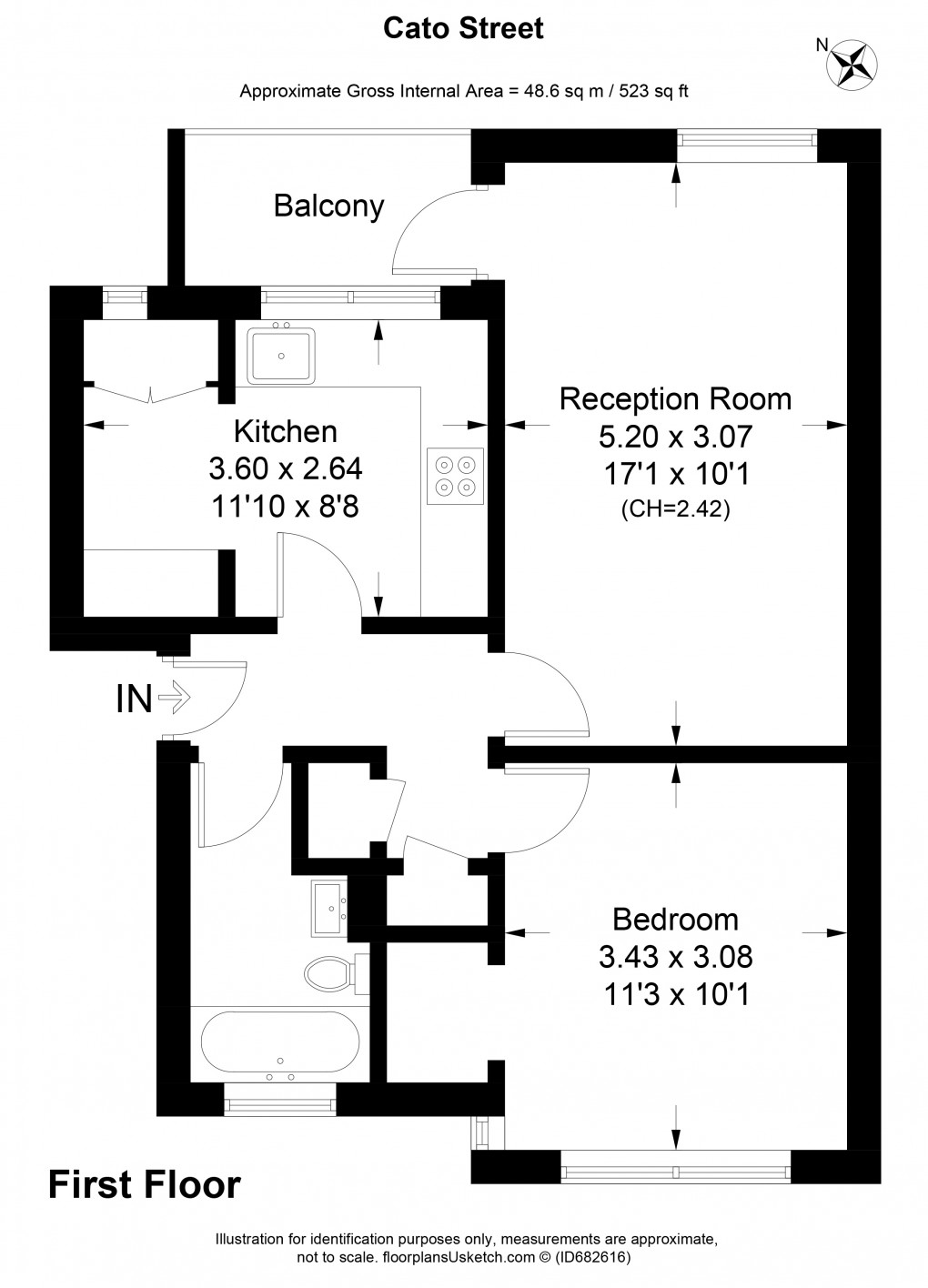 Floorplan for Marylebone, London