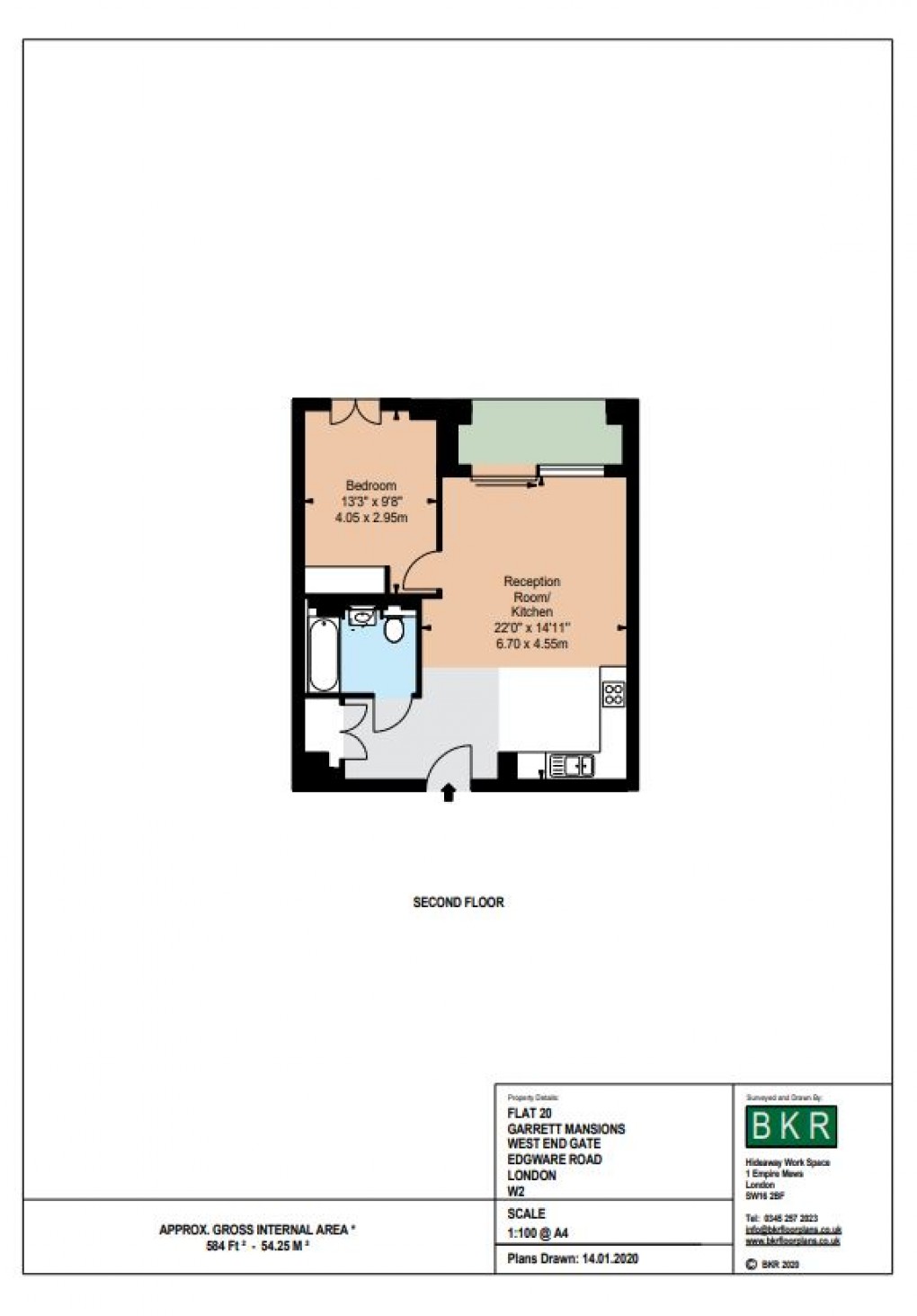 Floorplan for Edgware Road, London