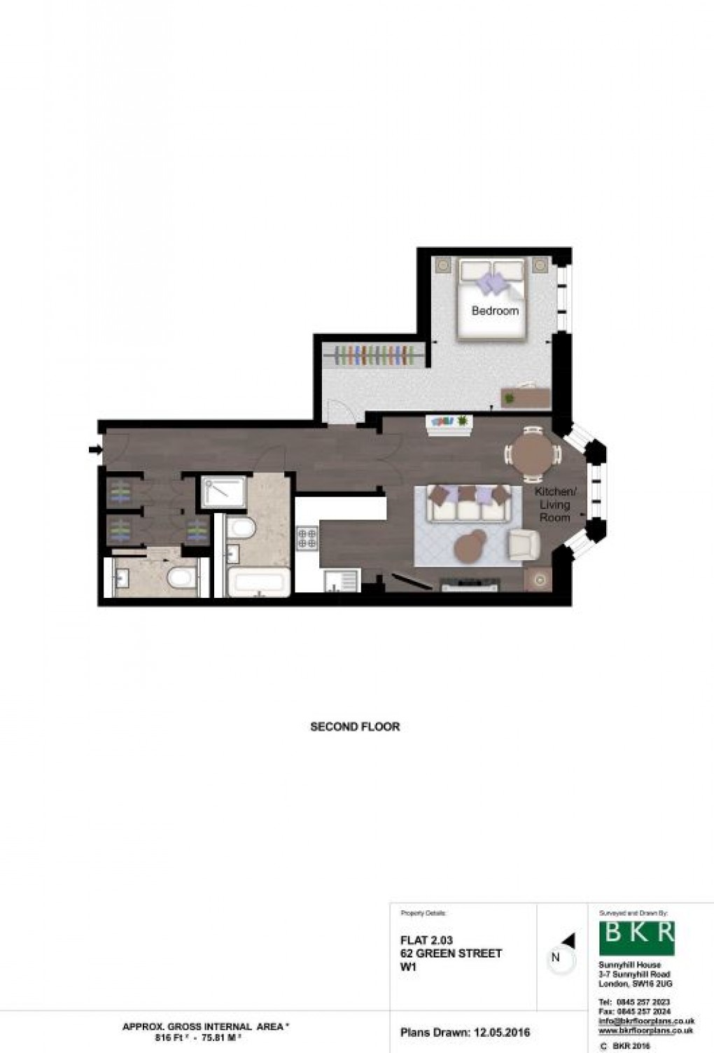 Floorplan for Green Street, Mayfair, London