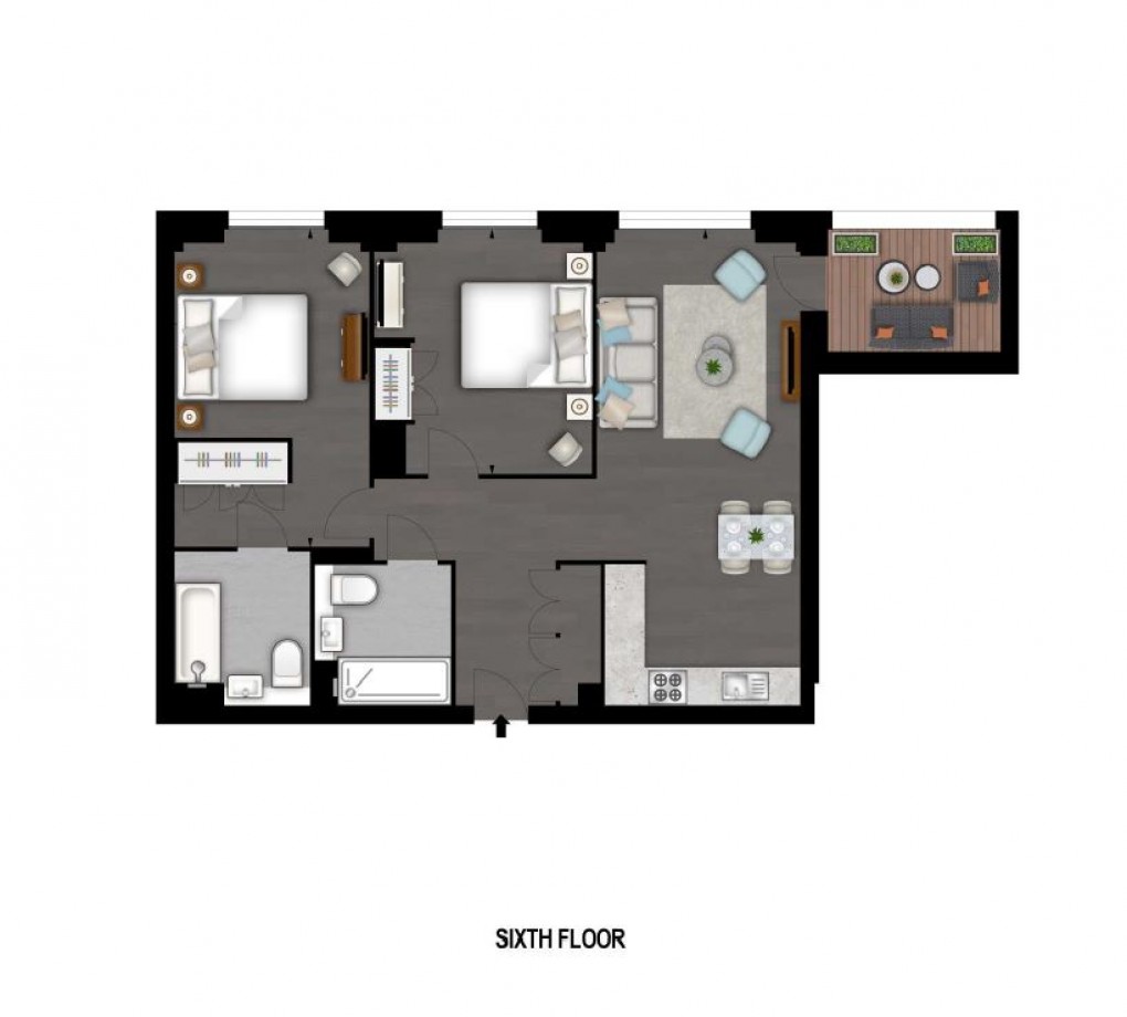Floorplan for Battersea, London