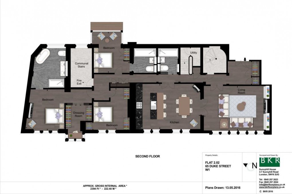 Floorplan for Mayfair, London