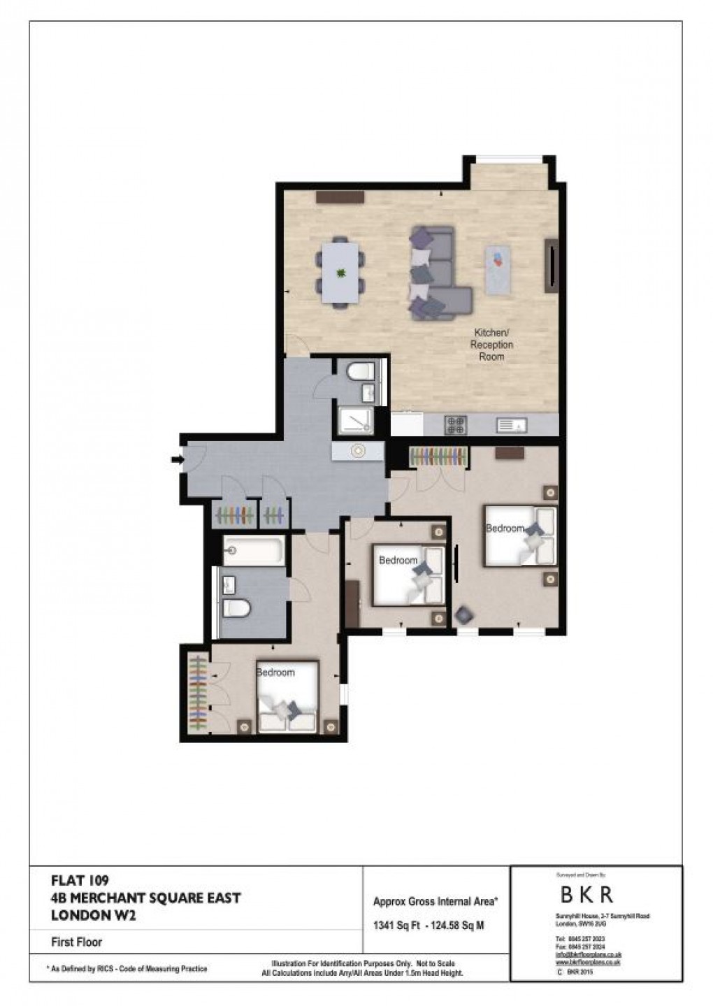 Floorplan for Paddington & Bayswater, London