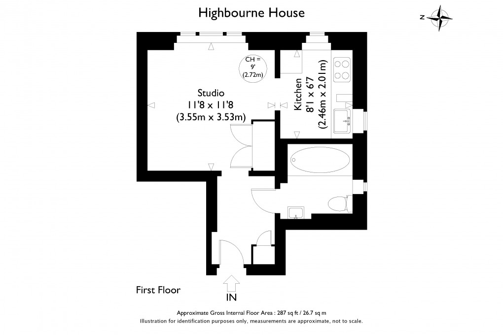 Floorplan for Marylebone, London