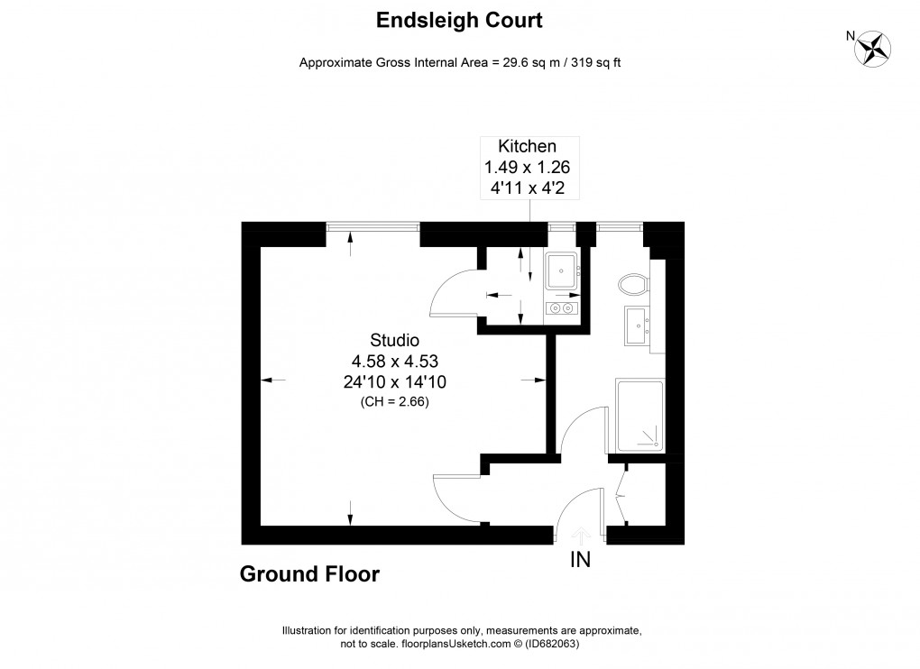 Floorplan for Upper Woburn Place, Fitzrovia, London