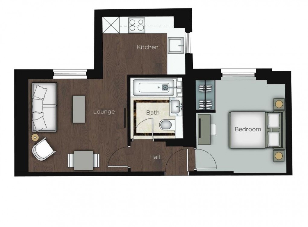 Floorplan for Paddington & Bayswater, London