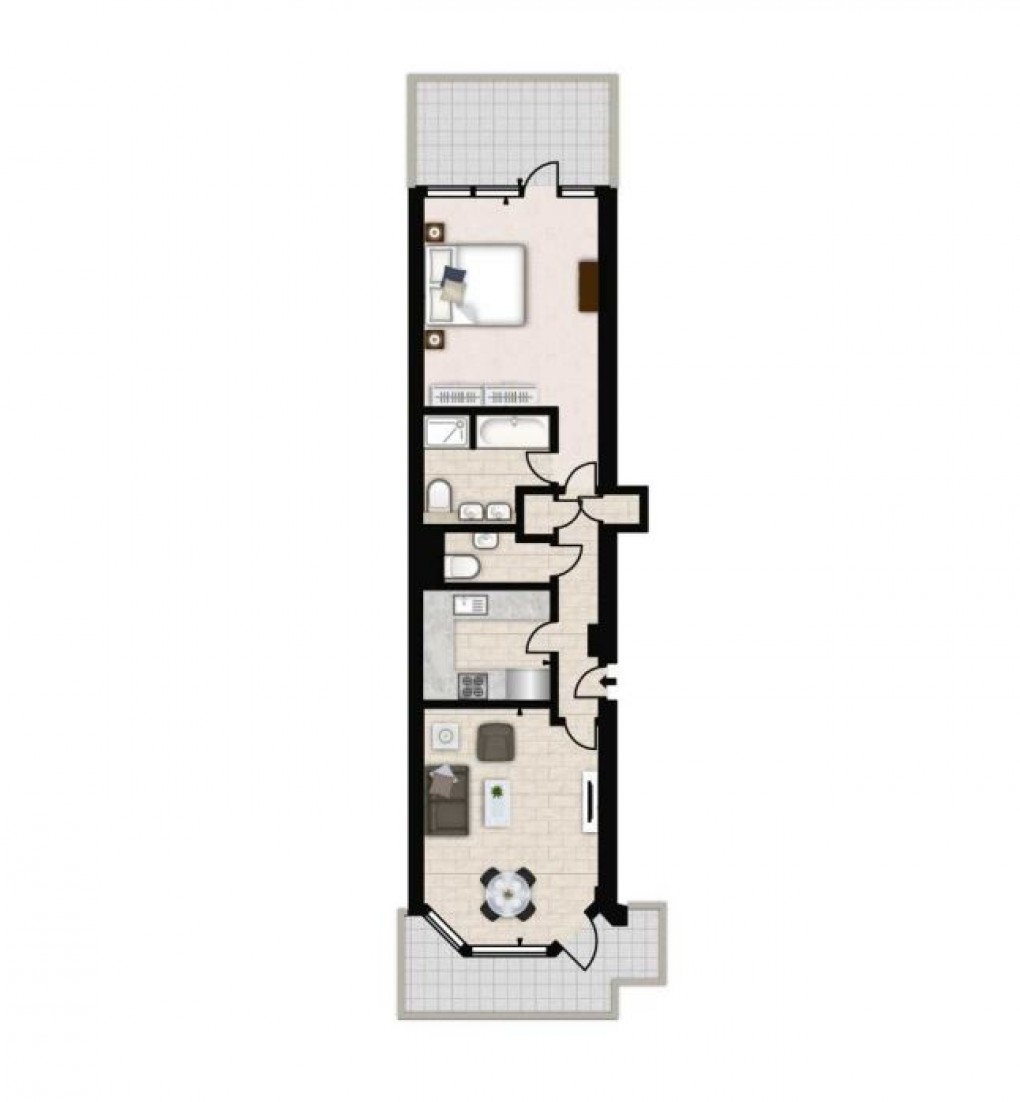 Floorplan for Kensington, London