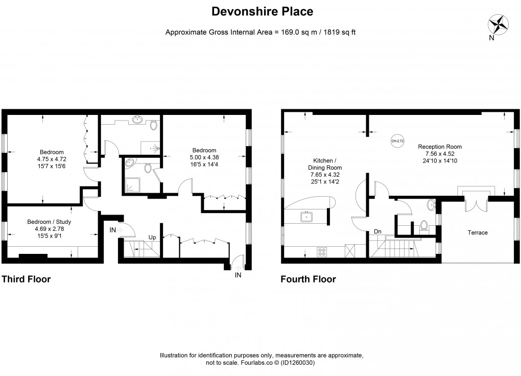 Floorplan for Marylebone, London