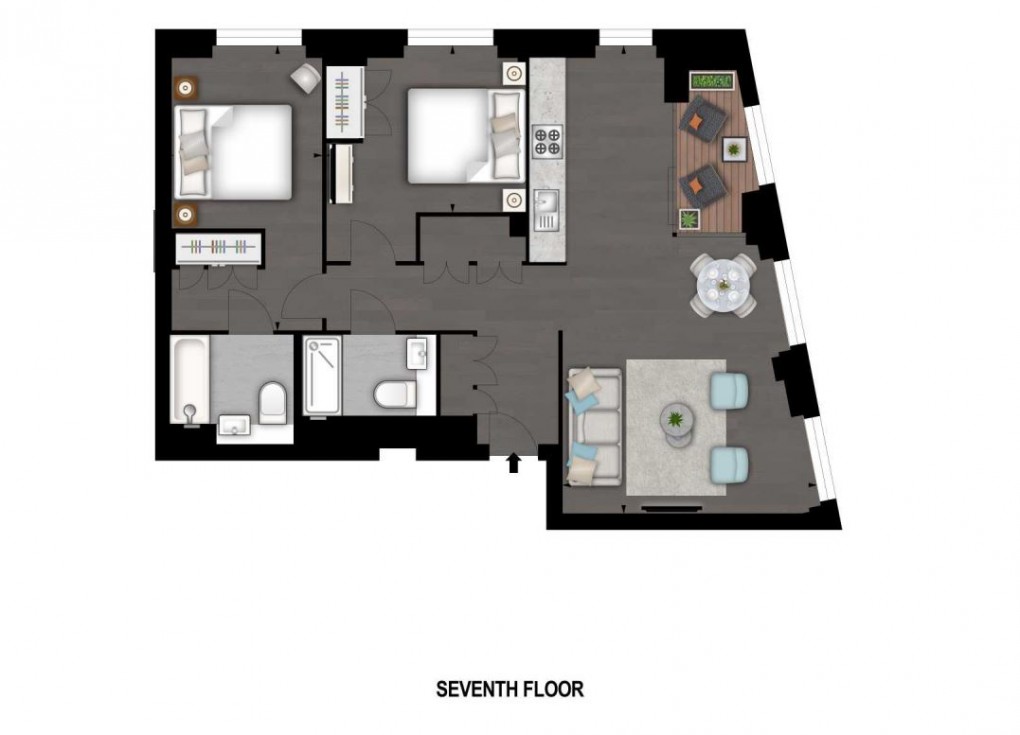 Floorplan for Battersea, London
