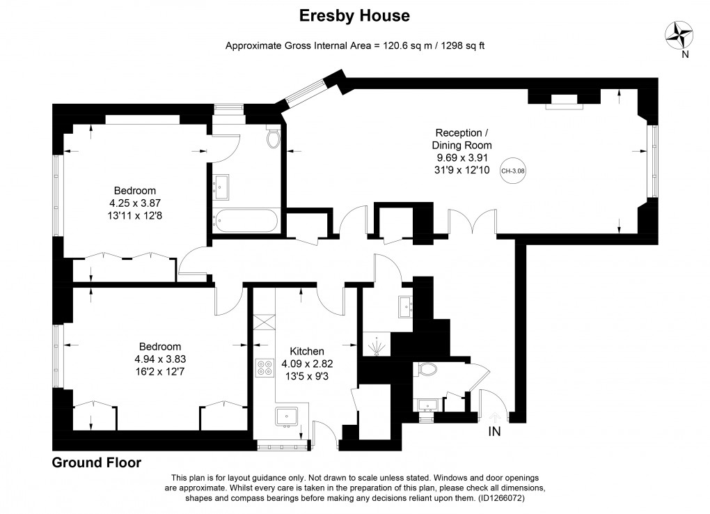 Floorplan for Rutland Gate, London
