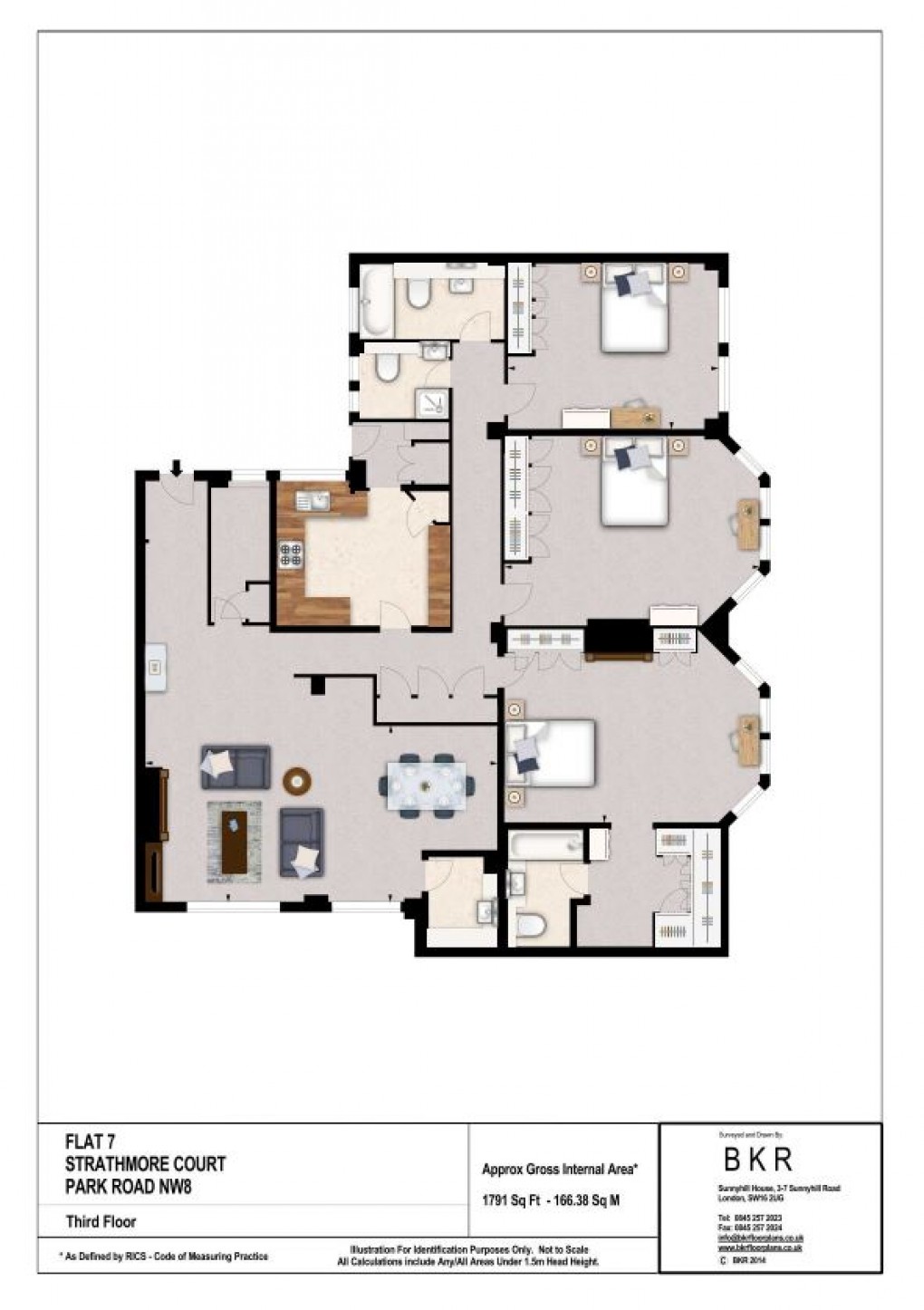 Floorplan for Park Road, London