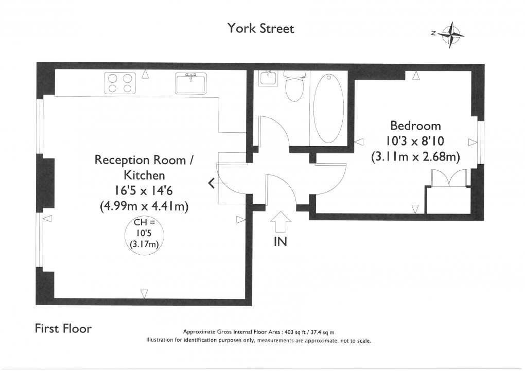 Floorplan for Marylebone, London