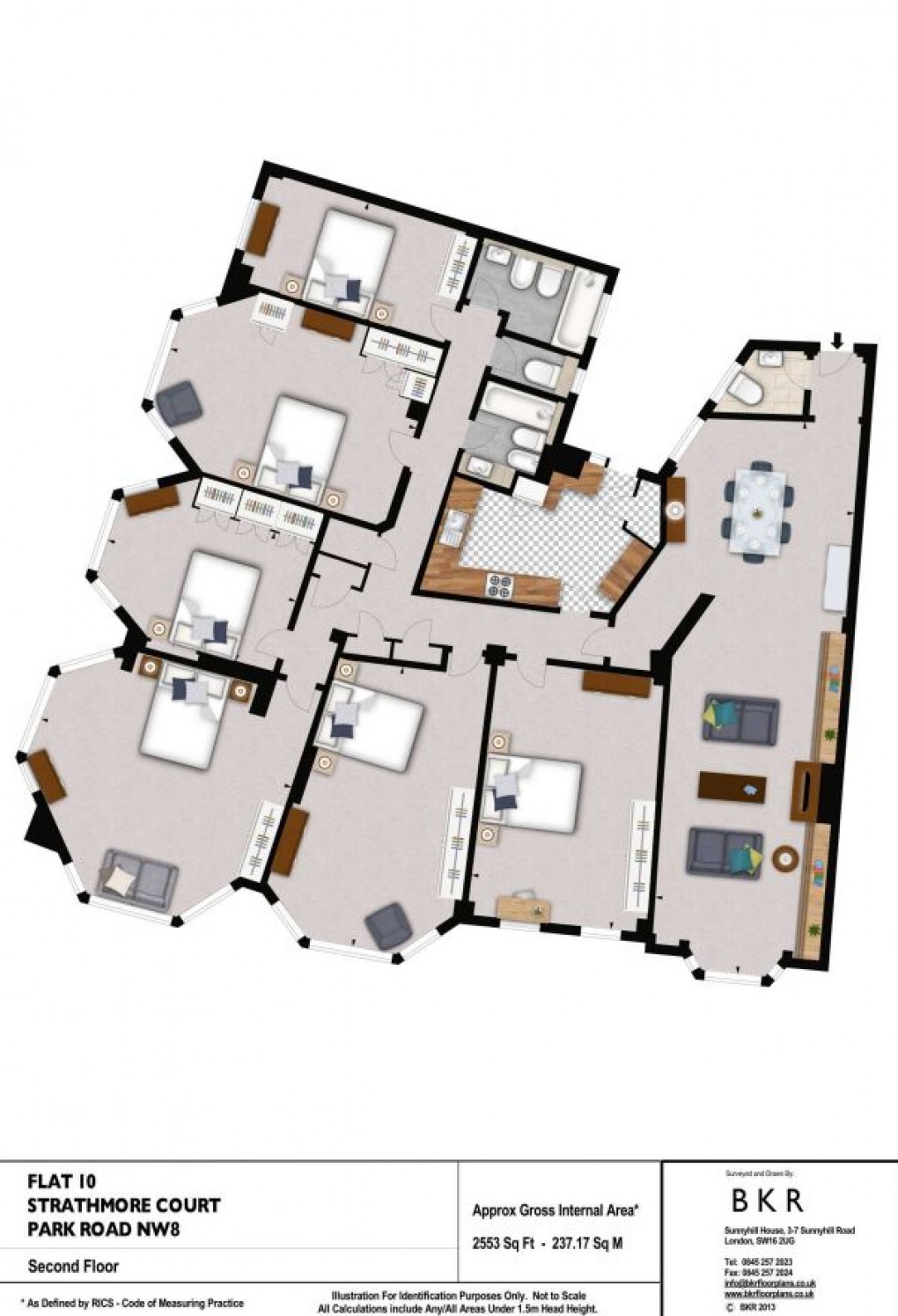 Floorplan for St John's Wood, London