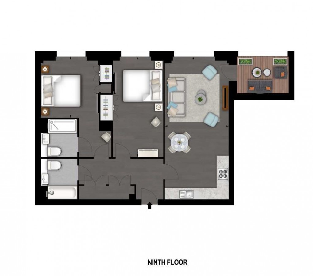 Floorplan for Battersea, London