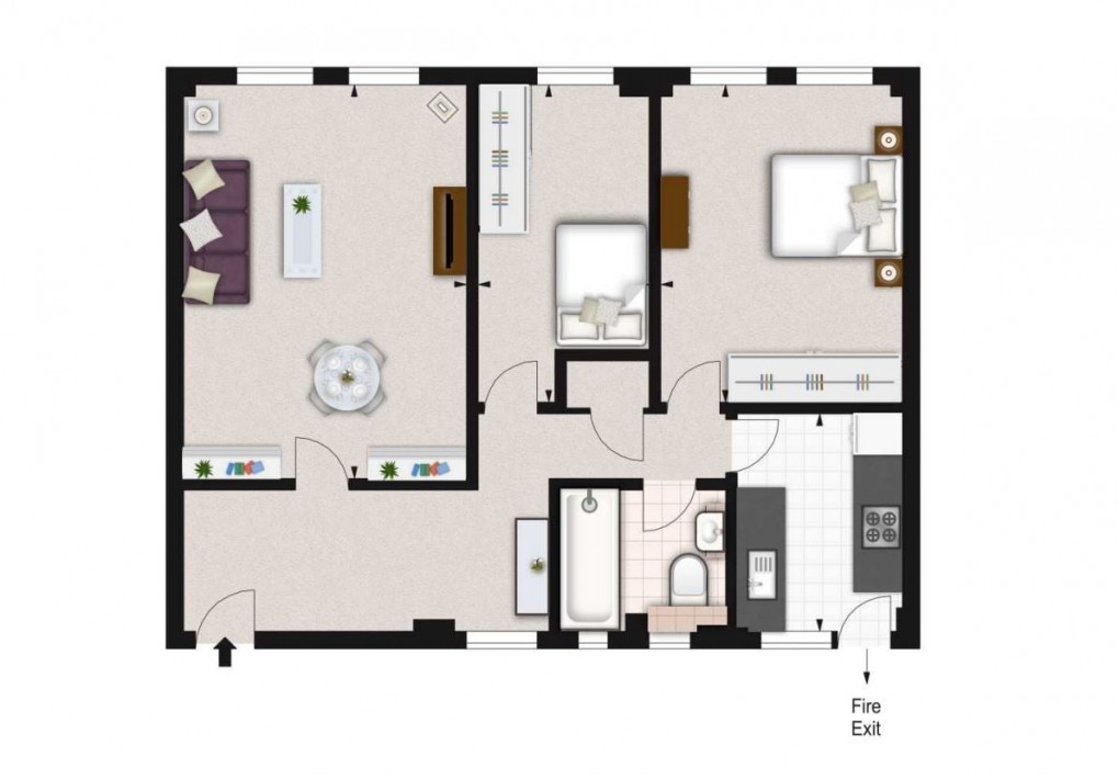 Floorplan for Chelsea, London