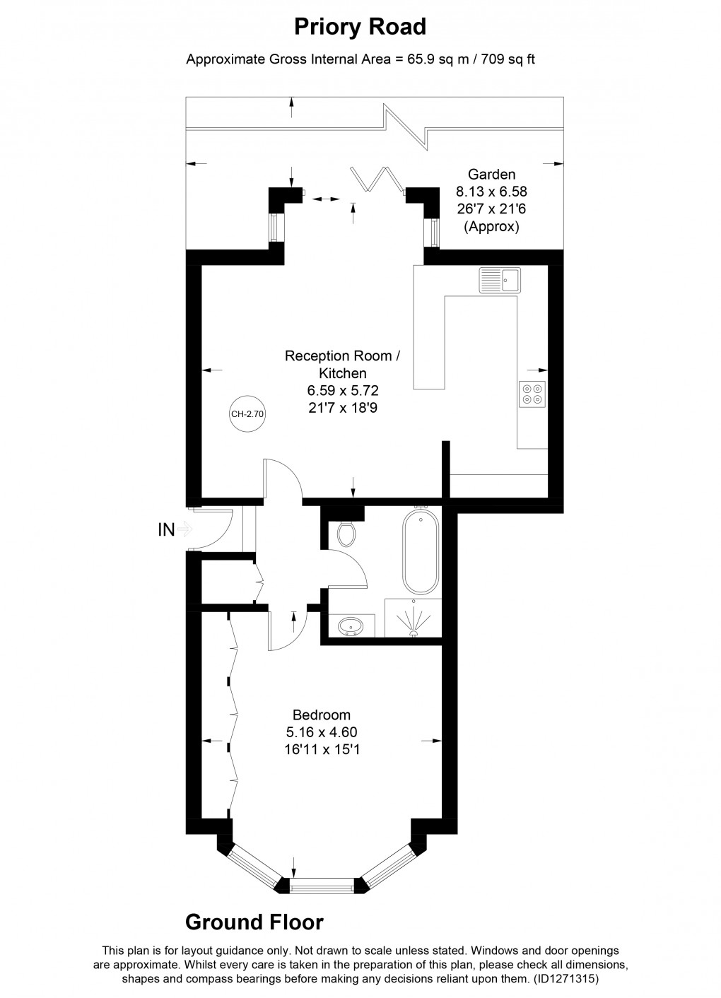 Floorplan for West Hampstead, London