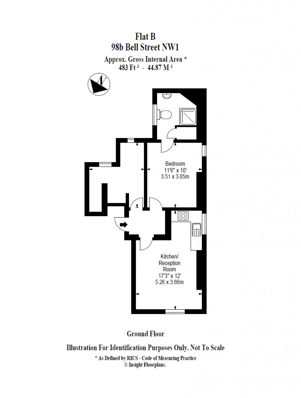 Floorplan for Marylebone, London