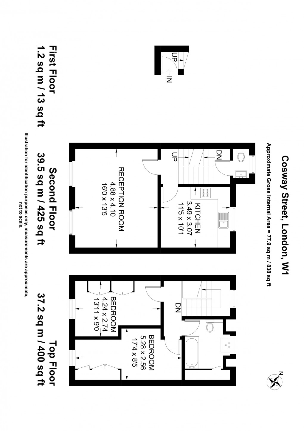 Floorplan for Marylebone, London