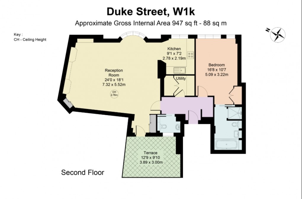 Floorplan for Mayfair, London