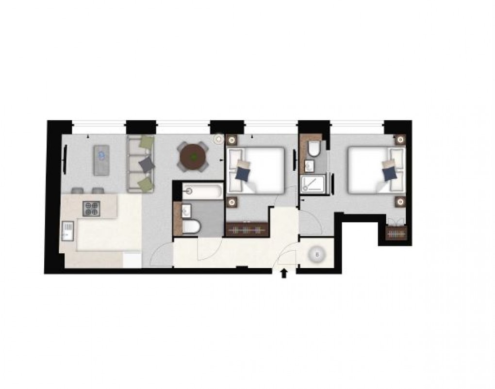 Floorplan for Rainville Road, Hammersmith, London