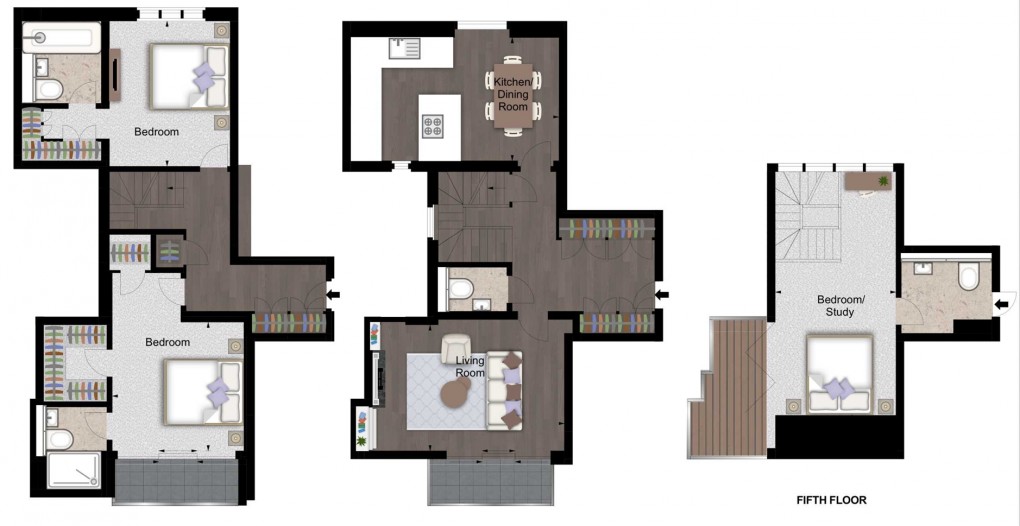 Floorplan for Green Street, London