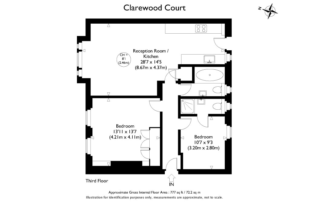 Floorplan for Seymour Place, Marylebone, London