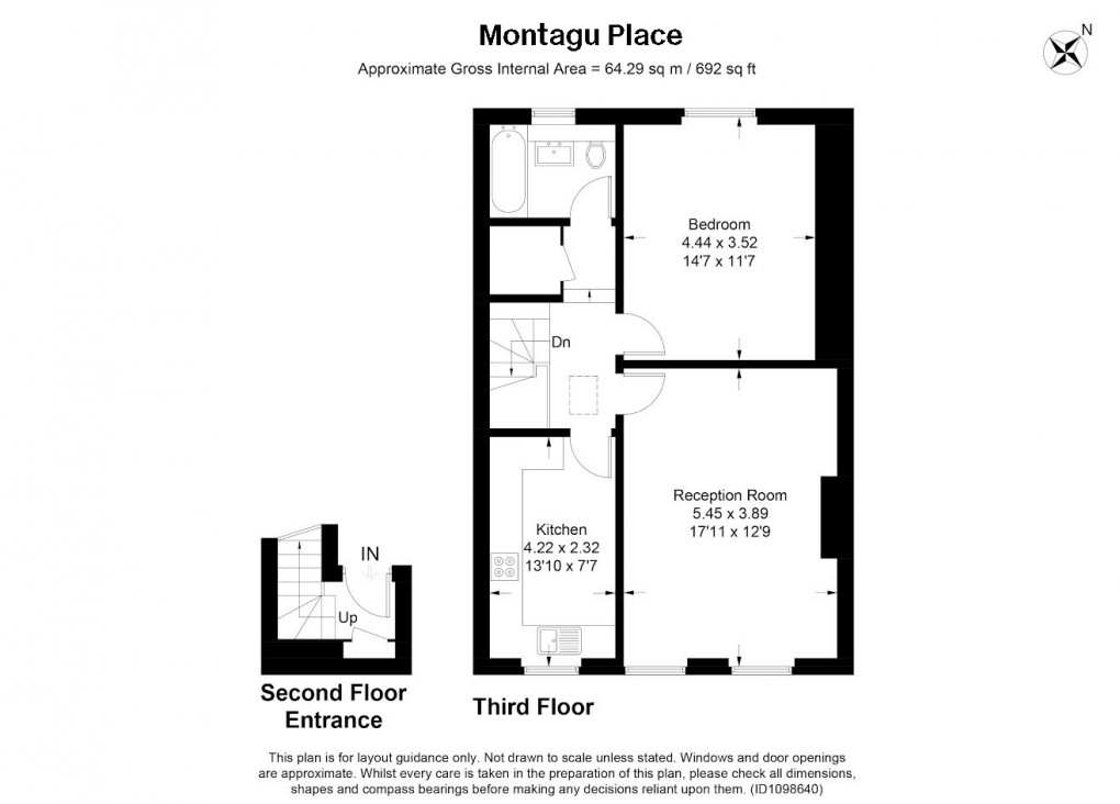 Floorplan for Marylebone, London